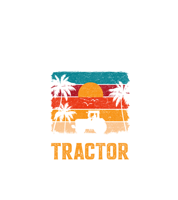 Traktor minta fekete pólón