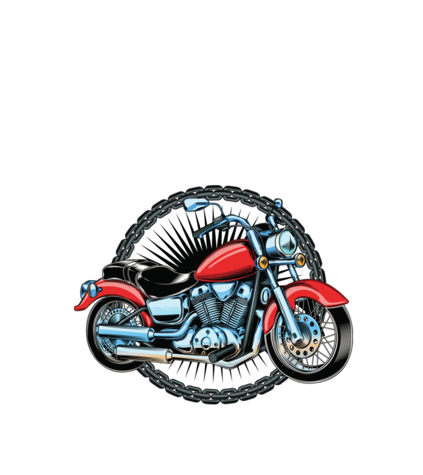 Motor minta fehér pólón
