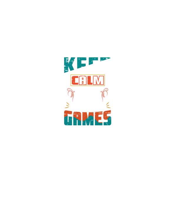 Keep Calm minta fekete pólón