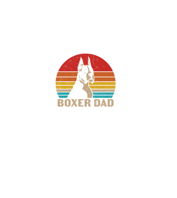 Boxer dad minta fekete pólón