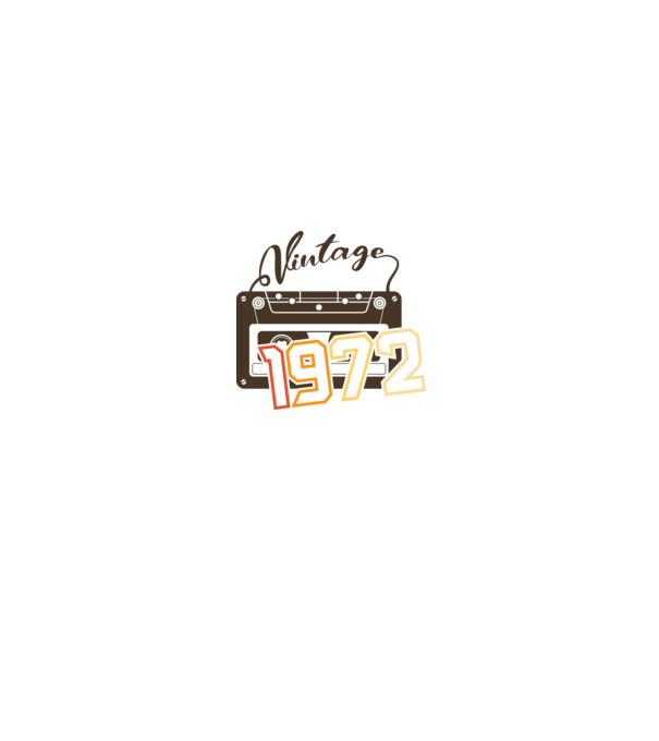 Vintage 1972 minta fehér/piros pólón