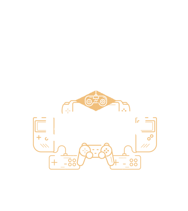 Gamer minta fekete pólón