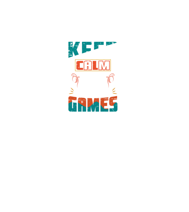 Keep Calm minta türkiz pólón