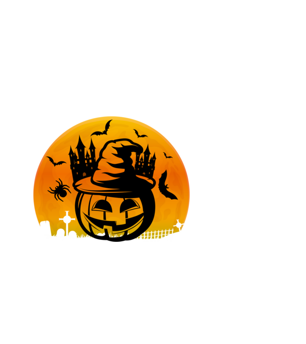 Halloween minta fekete pólón