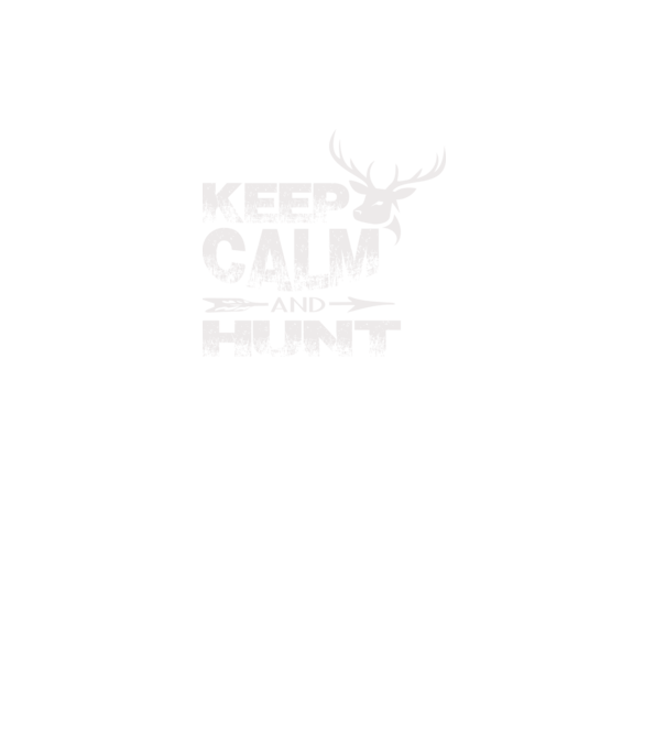 Keep Calm and hunt minta fekete pólón