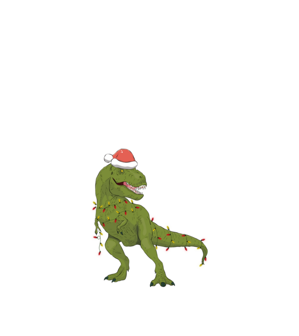 T-rex minta fehér pólón