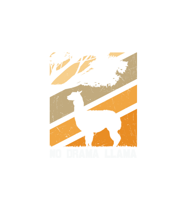 No drama llama minta fehér pólón