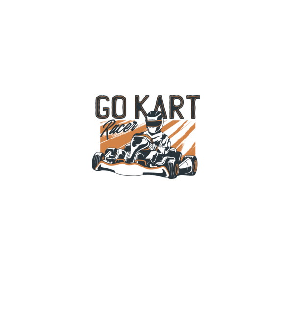 Gokart minta piros pólón