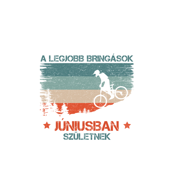 Legjobb bringás - Június minta fehér pólón