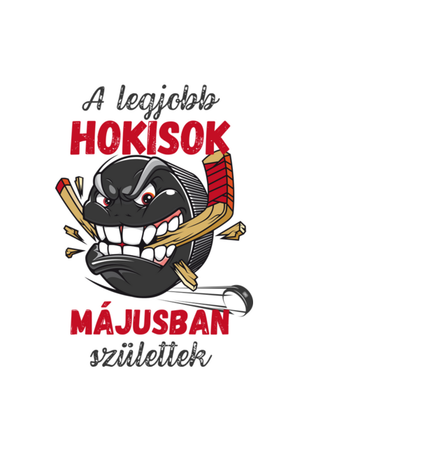 A legjobb hokisok májusban születtek minta világoskék pólón
