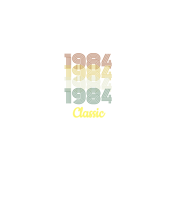 Classic 1984 minta szürke pólón