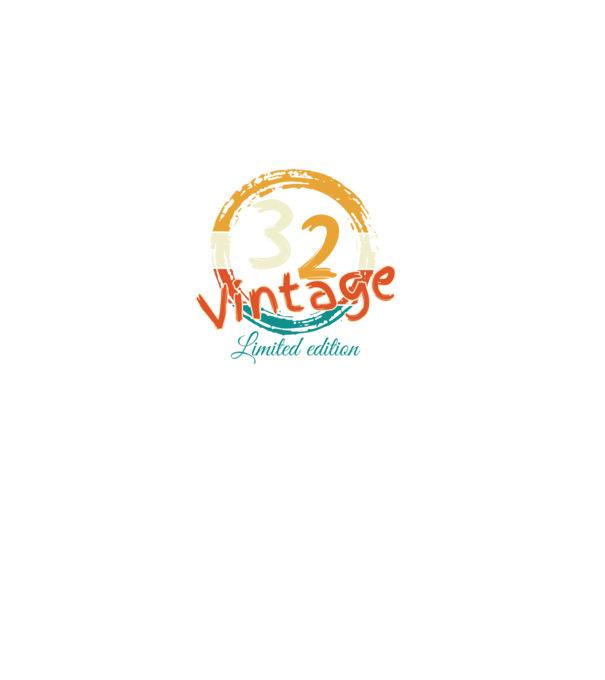 Vintage 32 minta fekete pólón