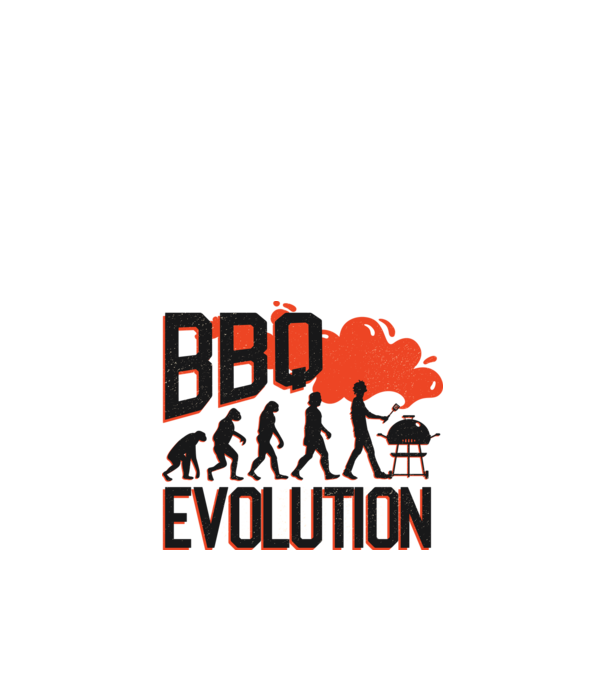 Barbacue Evolution minta fehér pólón