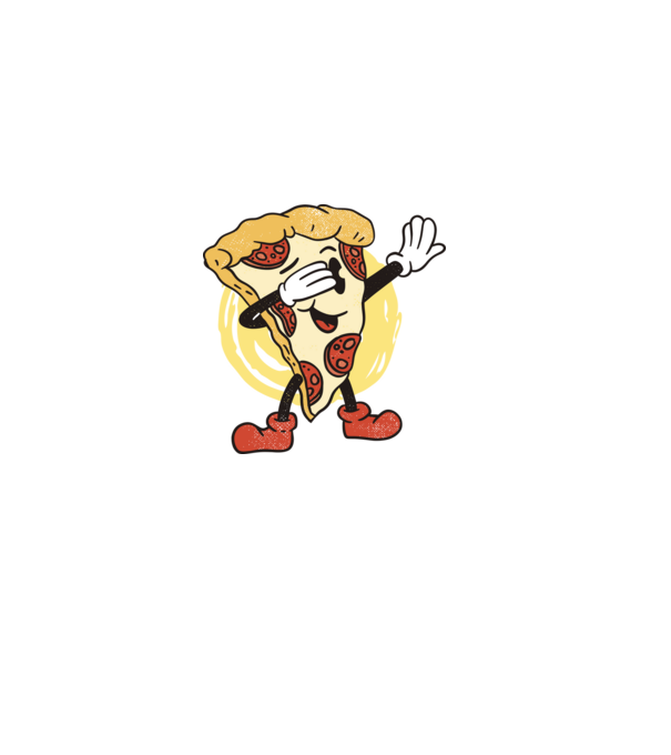 Dabbing pizza  minta piros pólón