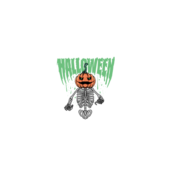Hátborzongató Halloween minta szürke pólón