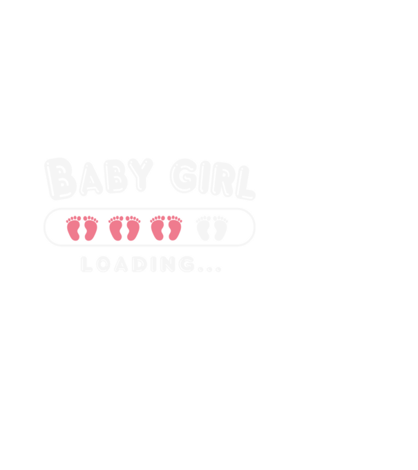 Baby girl loading minta fekete pólón