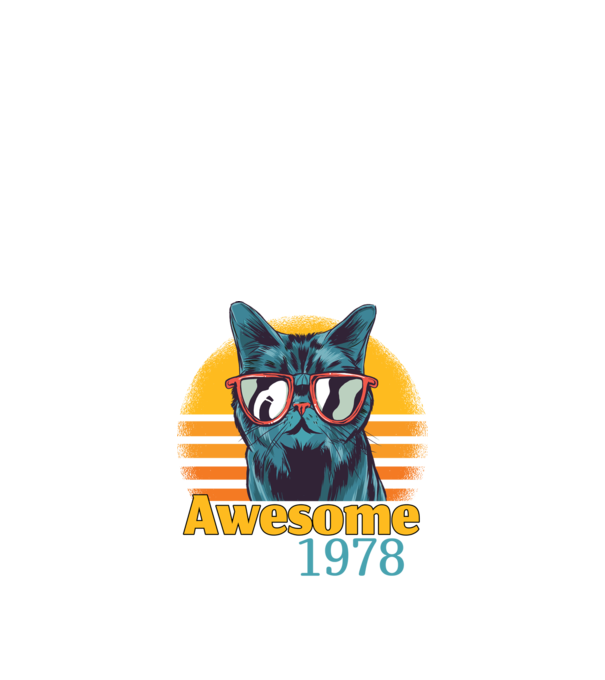 Awesome since 1978 minta fekete pólón