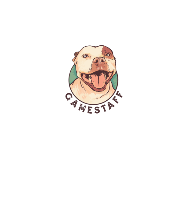 STAFFORDSHIRE DOG minta szürke pólón