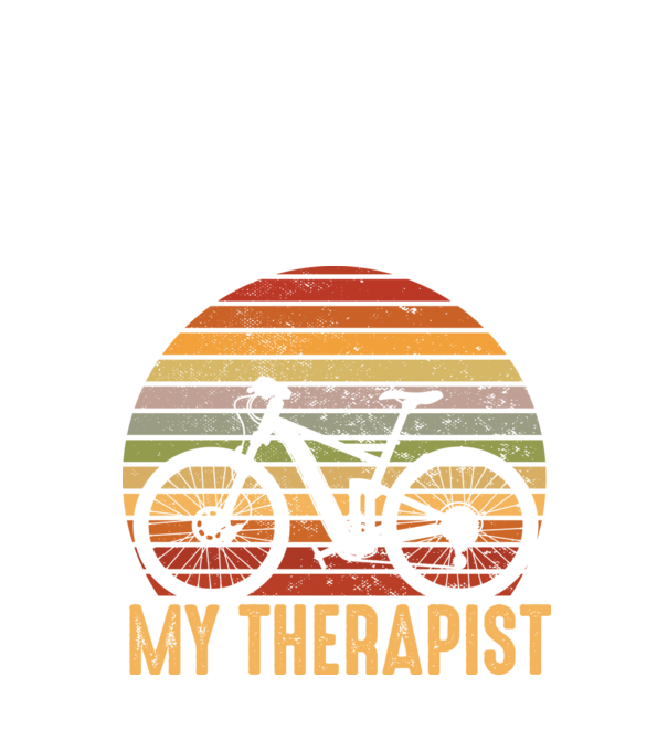 My Therapist minta fekete pólón