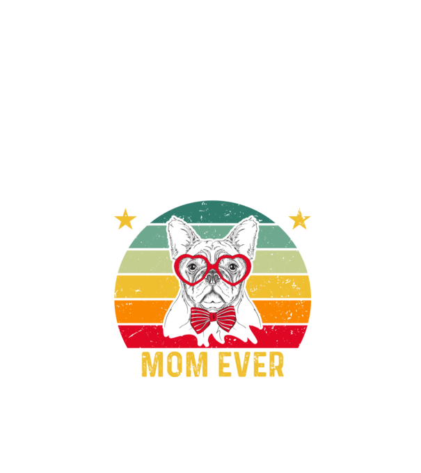 Best dog mom ever minta fekete pólón