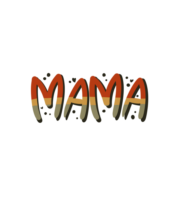 Mama minta fehér/piros pólón