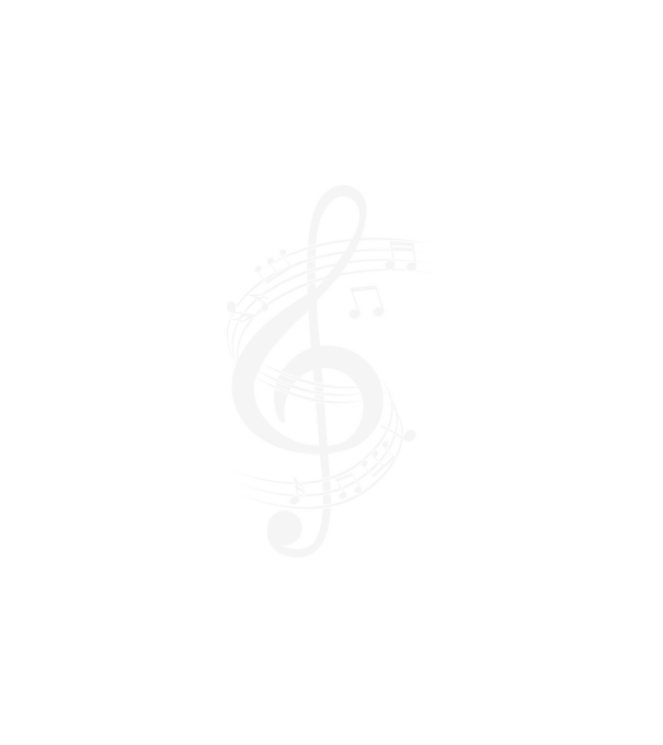 Violin kulcs minta fehér pólón