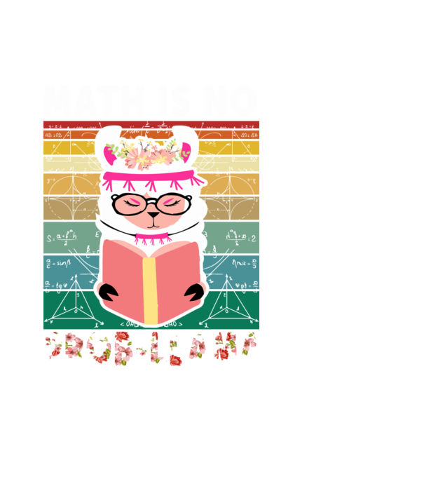 Matek minta fehér pólón