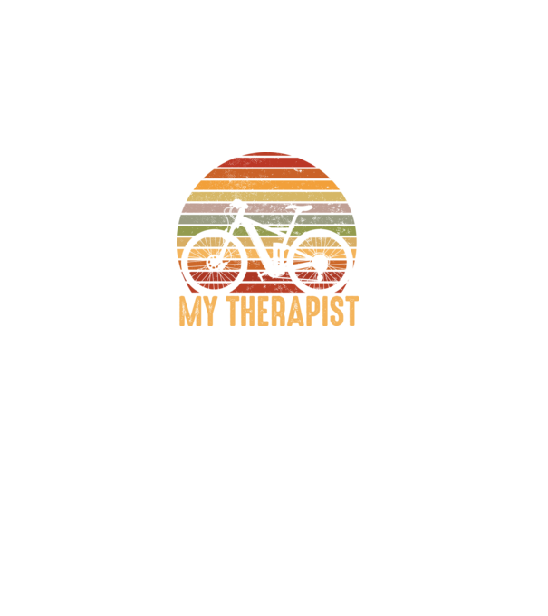 My Therapist minta fekete pólón