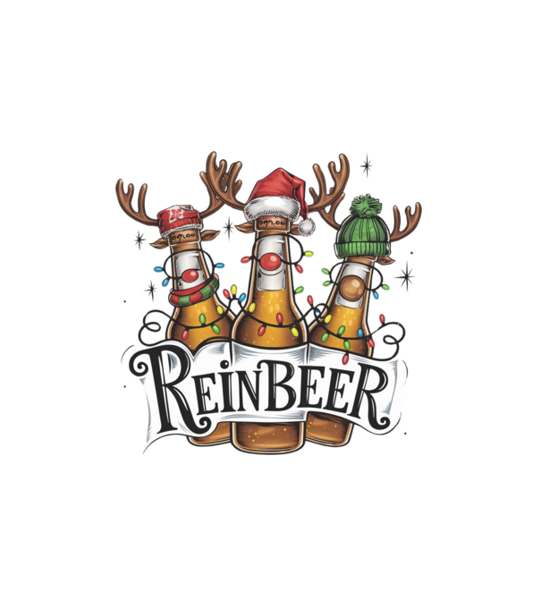 ReinBeer minta fehér pólón