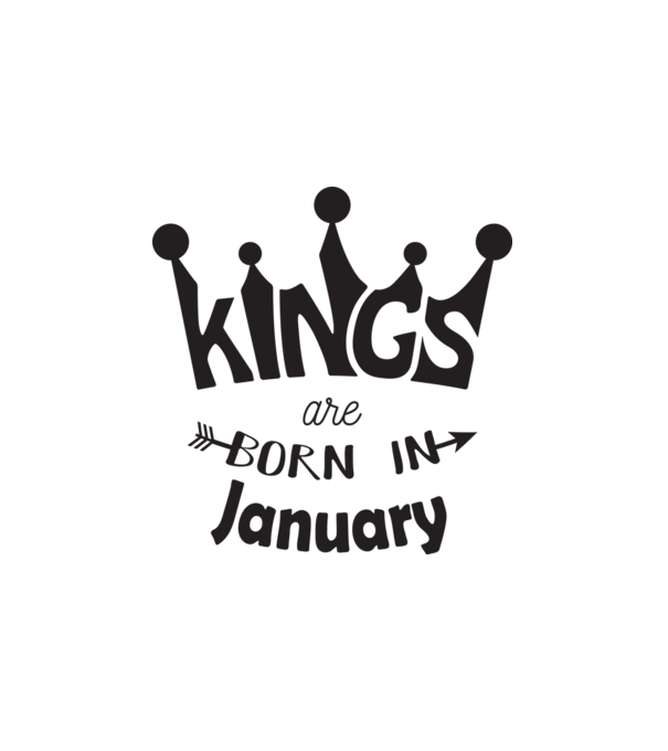 Kings are born in minta fehér pólón