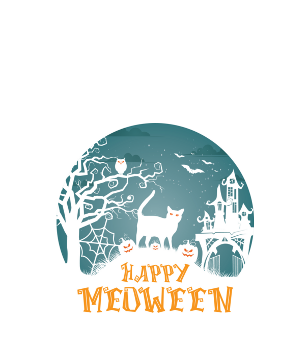 Halloween minta fekete pólón