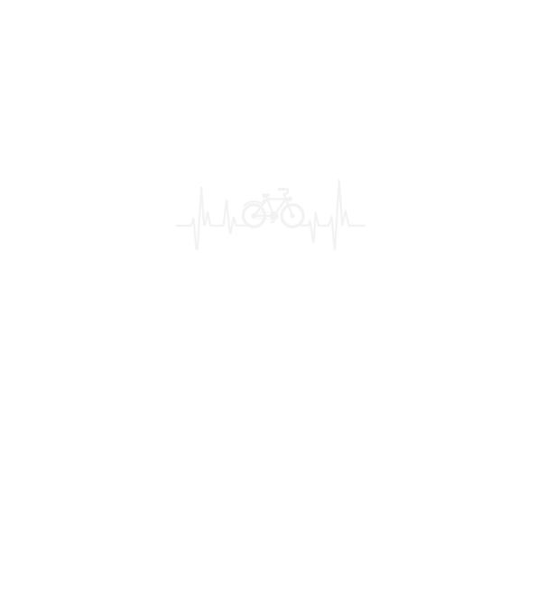 Cycling Heartbeat minta fekete pólón