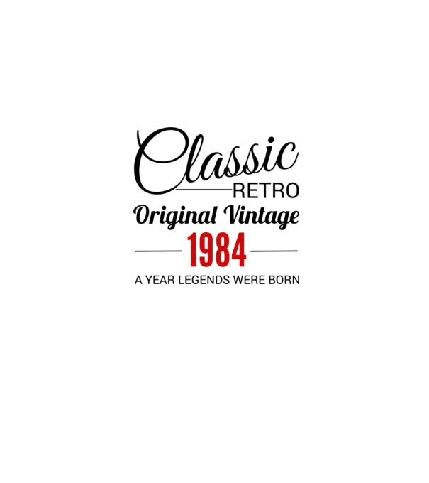 Classic 1984 minta szürke pólón
