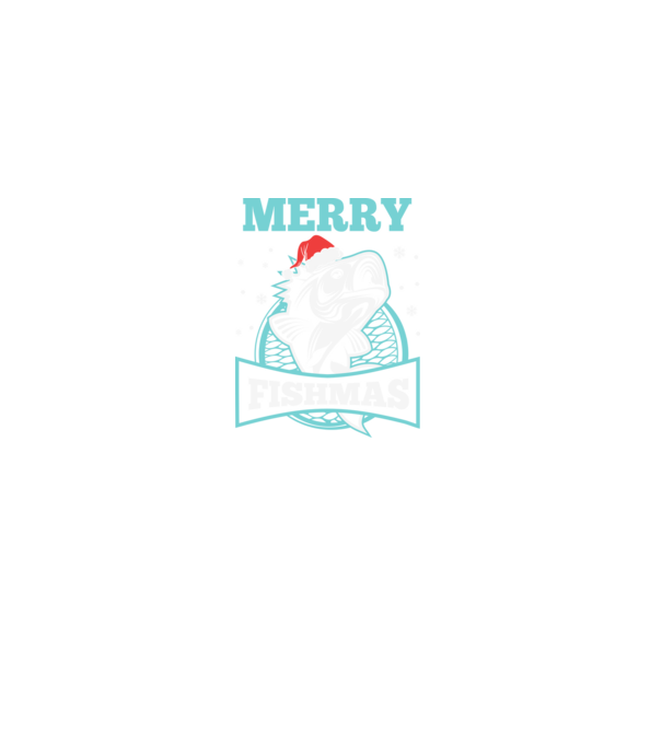 Merry fishmas minta fekete pólón