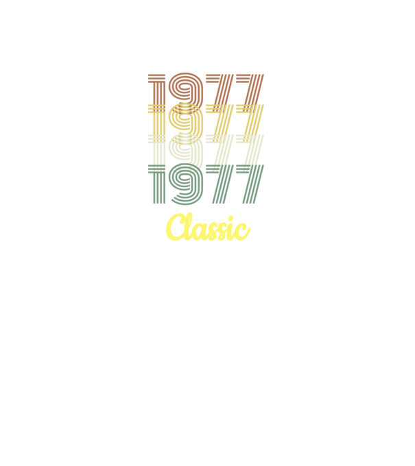 Classic 1977 minta fekete pólón