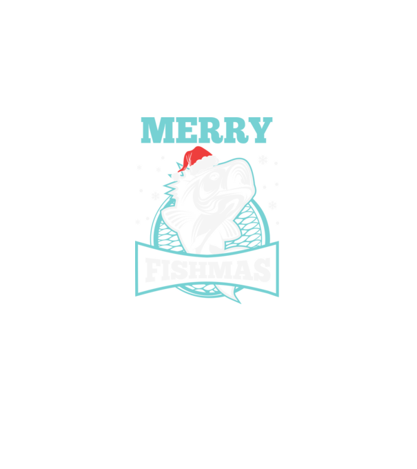 Merry fishmas minta fekete pólón