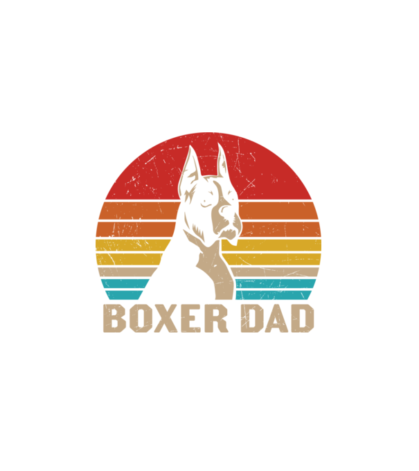 Boxer dad minta fehér pólón