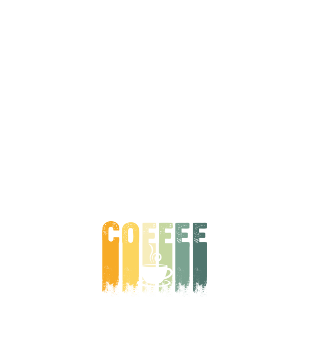 Kávé minta fehér pólón
