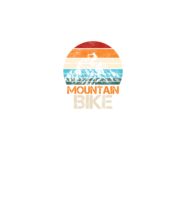 Mountain bike minta fekete pólón