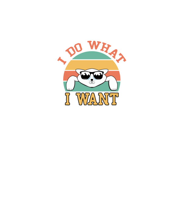 I do what I want minta fekete pólón