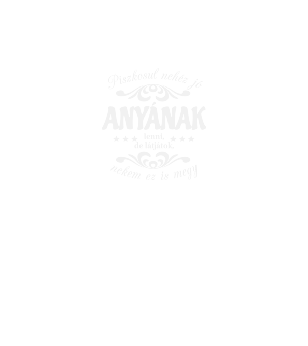 Anyának minta fekete pólón
