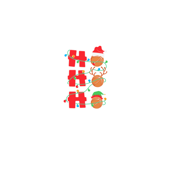 Ho ho ho kosaras minta fekete pólón