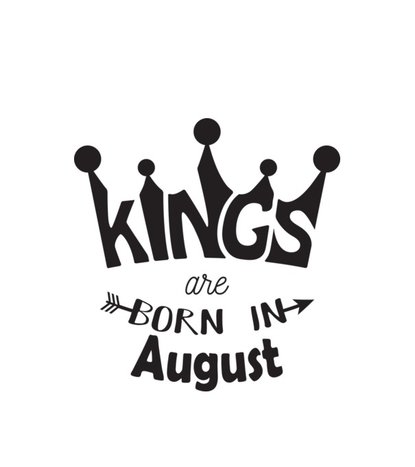 Kings are born in minta fehér pólón