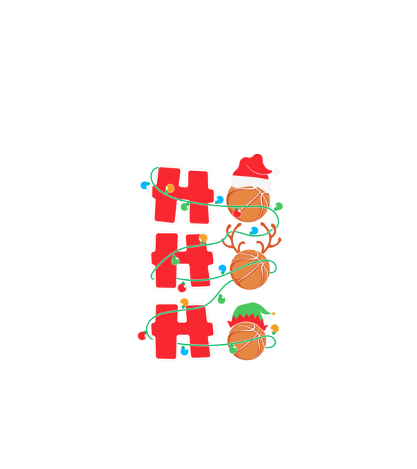 Ho ho ho kosaras minta fekete pólón