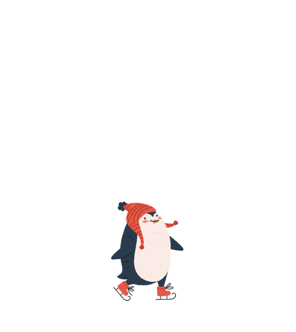 Cute christmas penguin minta fehér pólón