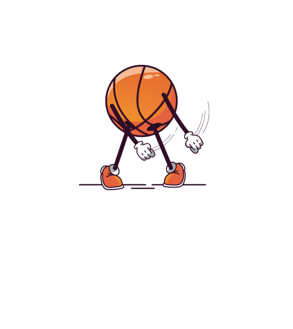 Basketball floss minta fehér pólón