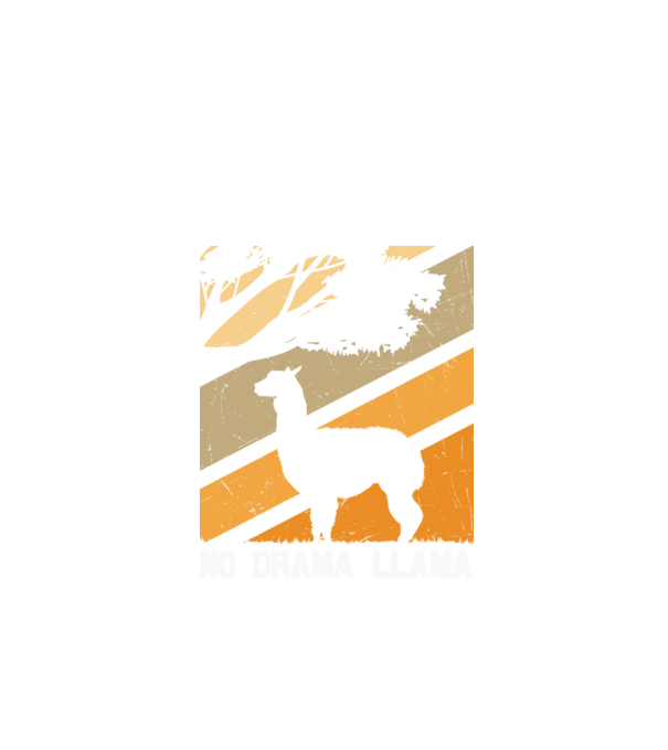 No drama llama minta fekete pólón