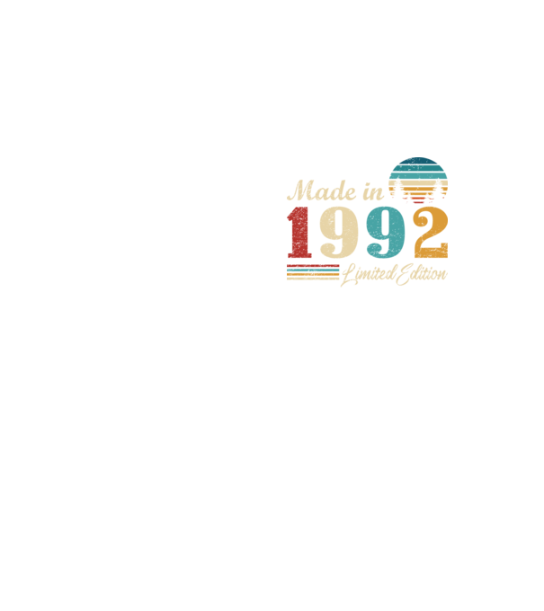Vintage birthday 1992 minta neonsárga pólón