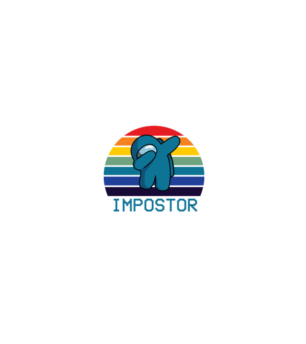 Impostor minta fekete pólón