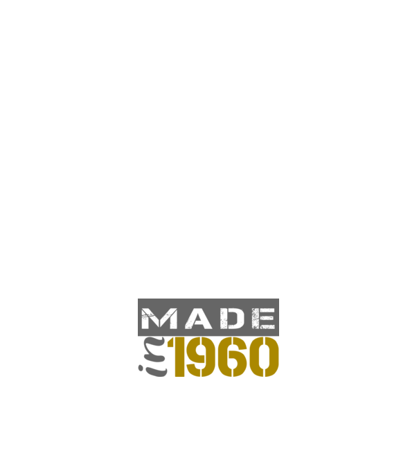 Made in 1960 minta sötétkék pólón